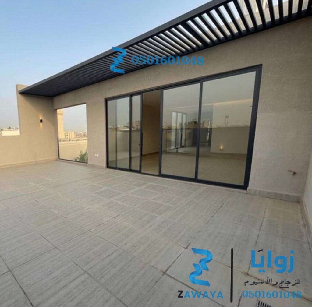 تركيب ابواب الألمنيوم الزجاجية المزدوجة