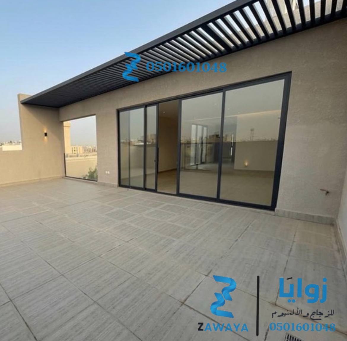 أبواب ألمنيوم السحاب المنزلقة "ALUMINUM SLIDING DOORS"
