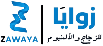 لوجو شركة زوايا للزجاج والألمنيوم