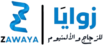 لوجو شركة زوايا للزجاج والألمنيوم
