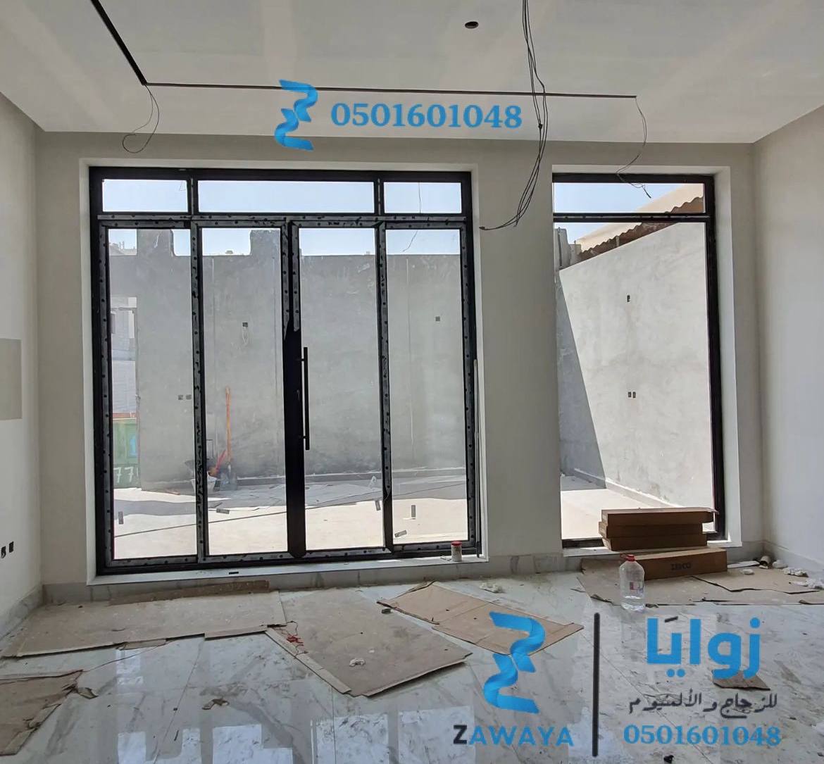أفضل مصانع الألمنيوم في جدة أبواب األمنيوم داخلية