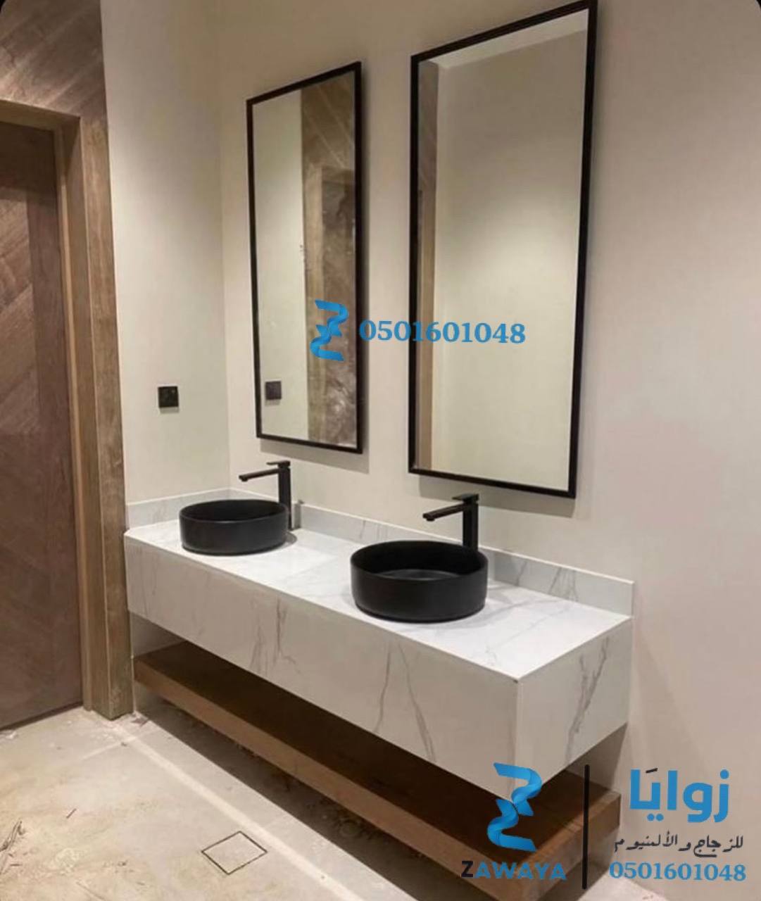 خدمات ديكورات المرايا مرايا مغاسل طويلة