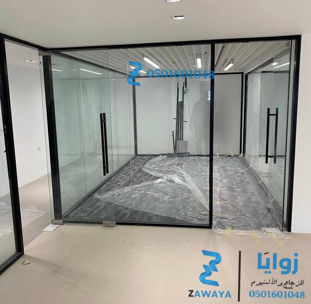 تركيب زجاج في الرياض ابواب زجاج للمكاتب والشركات