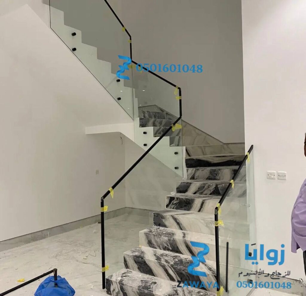 درابزين زجاج سكريت​