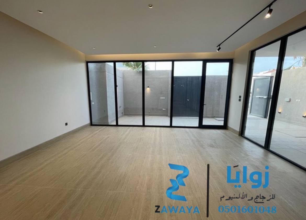 أفضل معلم ألمنيوم في جدة تفصيل أبواب ألمنيوم سحاب بالمنازل
